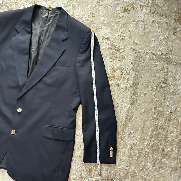 Oscar de La Renta Men's Tailored‎ Clothing Performance Dry Jacket - Size 44L - Picture 6 of 11